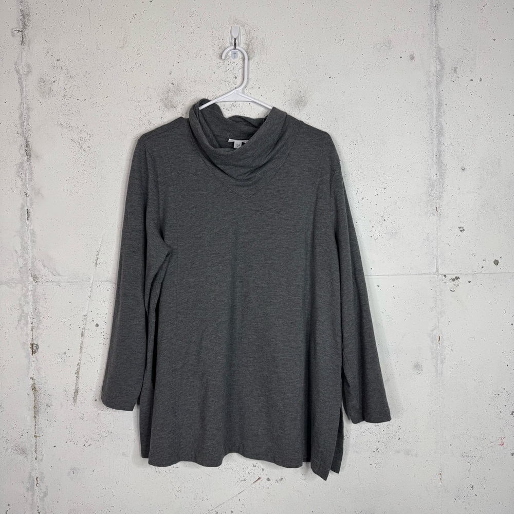 J.Jill Mockneck Side Slit Sweater XL